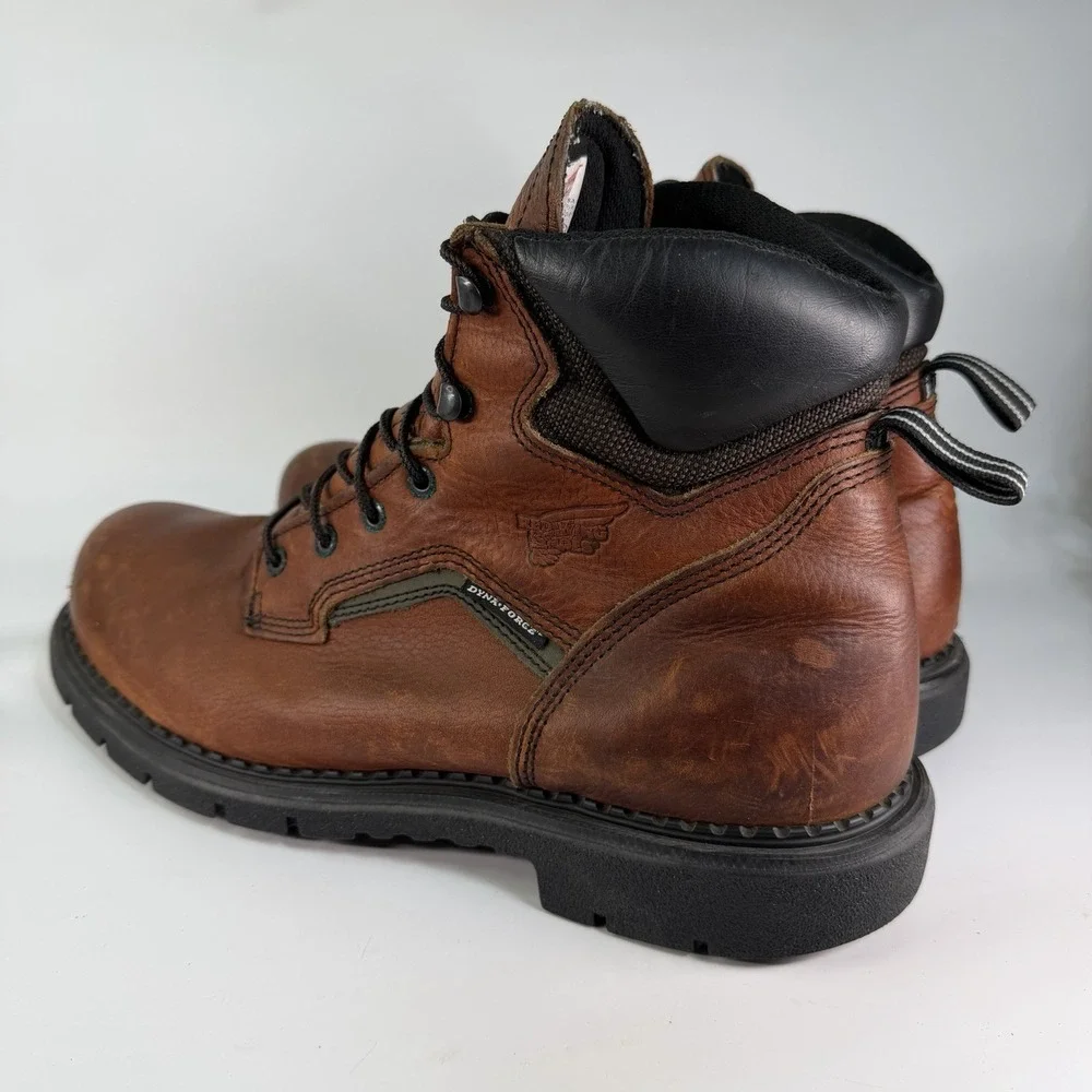 Red Wing 926 Leather Work Boots Men's Size 14 E2 EE Wide Construction 8